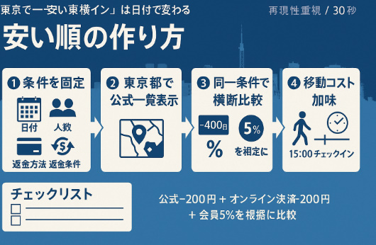 東京で一番安い東横イン